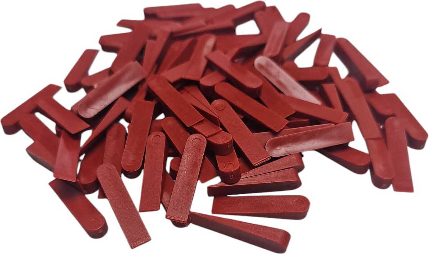 Rotthues Fliesenkeile rot von 0-5 mm hoch 100 Stk.