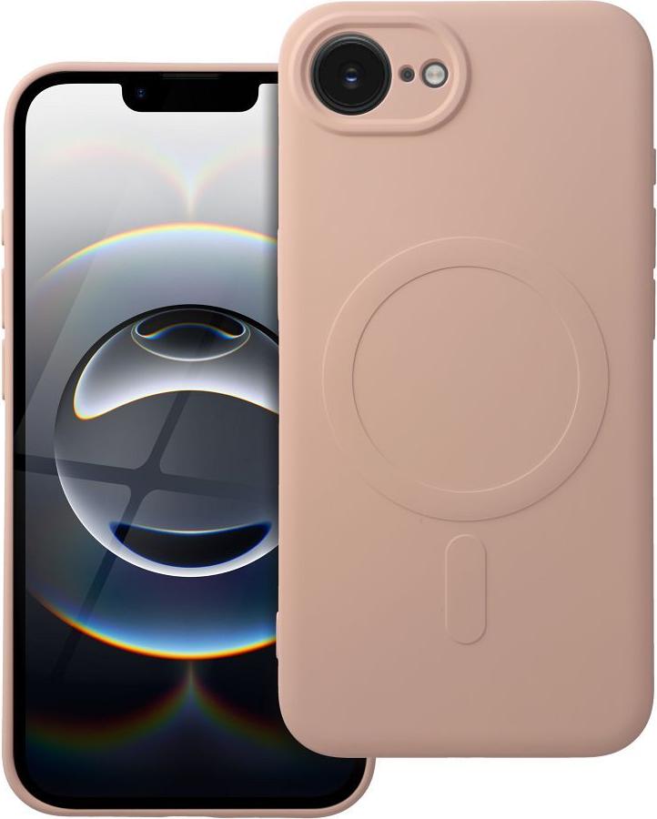 SILIKÓNOVÝ KOV kompatibilný s MagSafe vhodný pre IPHONE 16e ružový