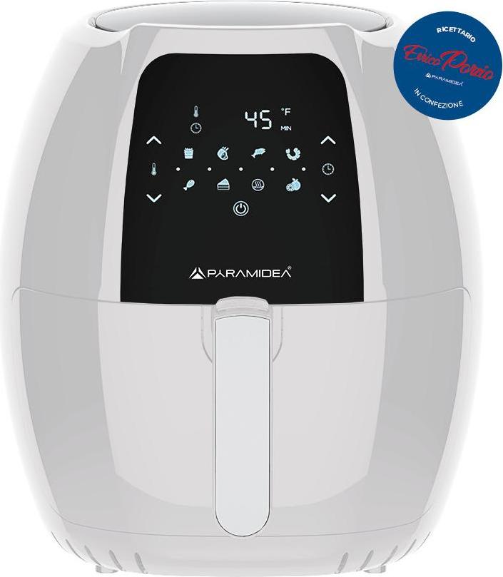 Pyramidea Heißluftfritteuse 8L 1800W Weiß Touch AF812W Küchengerät