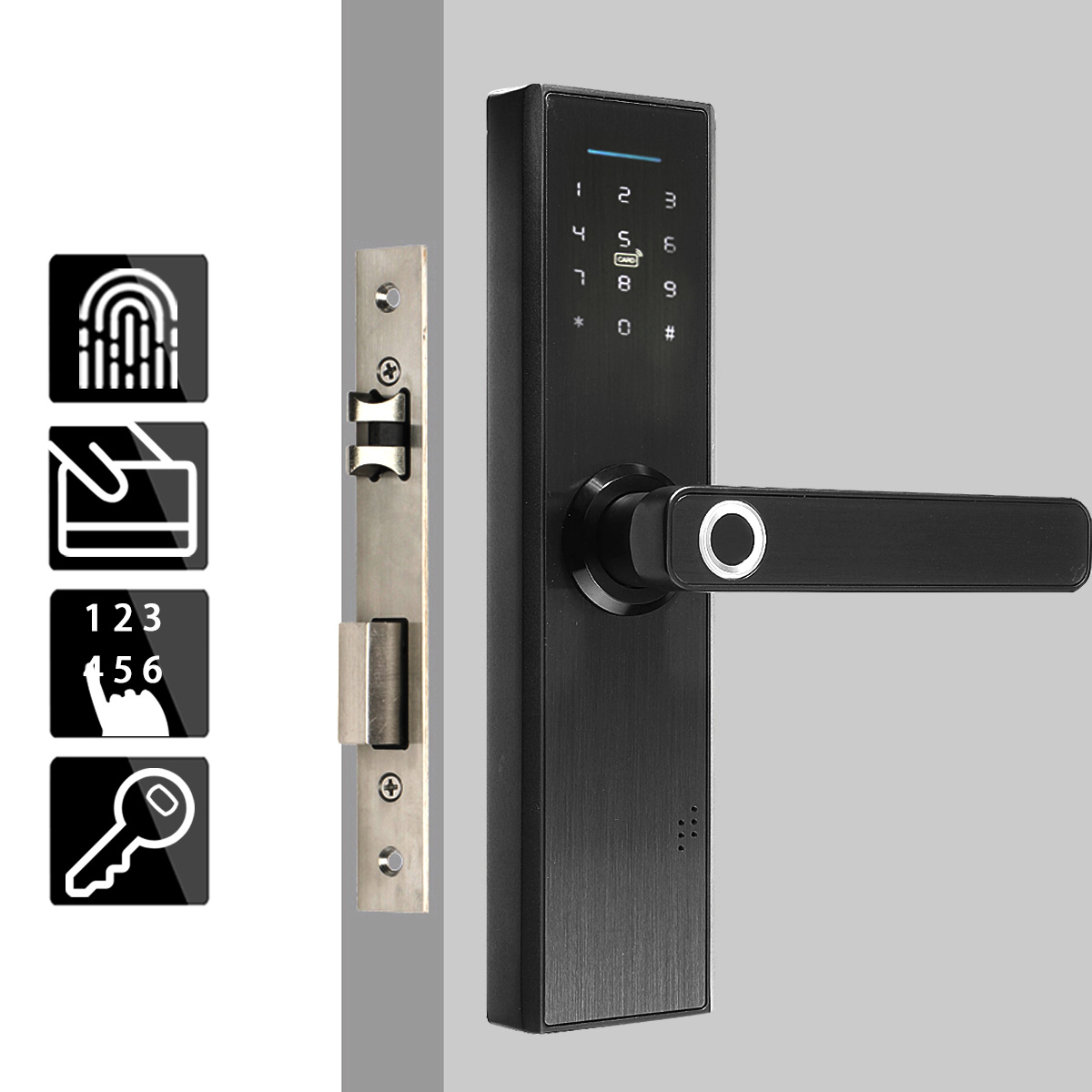 Fingerabdruck Lock Burglarproof Fingerprint Türschloss Smart  Door Lock IC Karte 