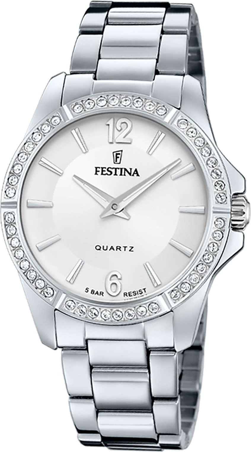 Festina dámske náramkové hodinky z nehrdzavejúcej ocele strieborné Fashion D2UF20593/1