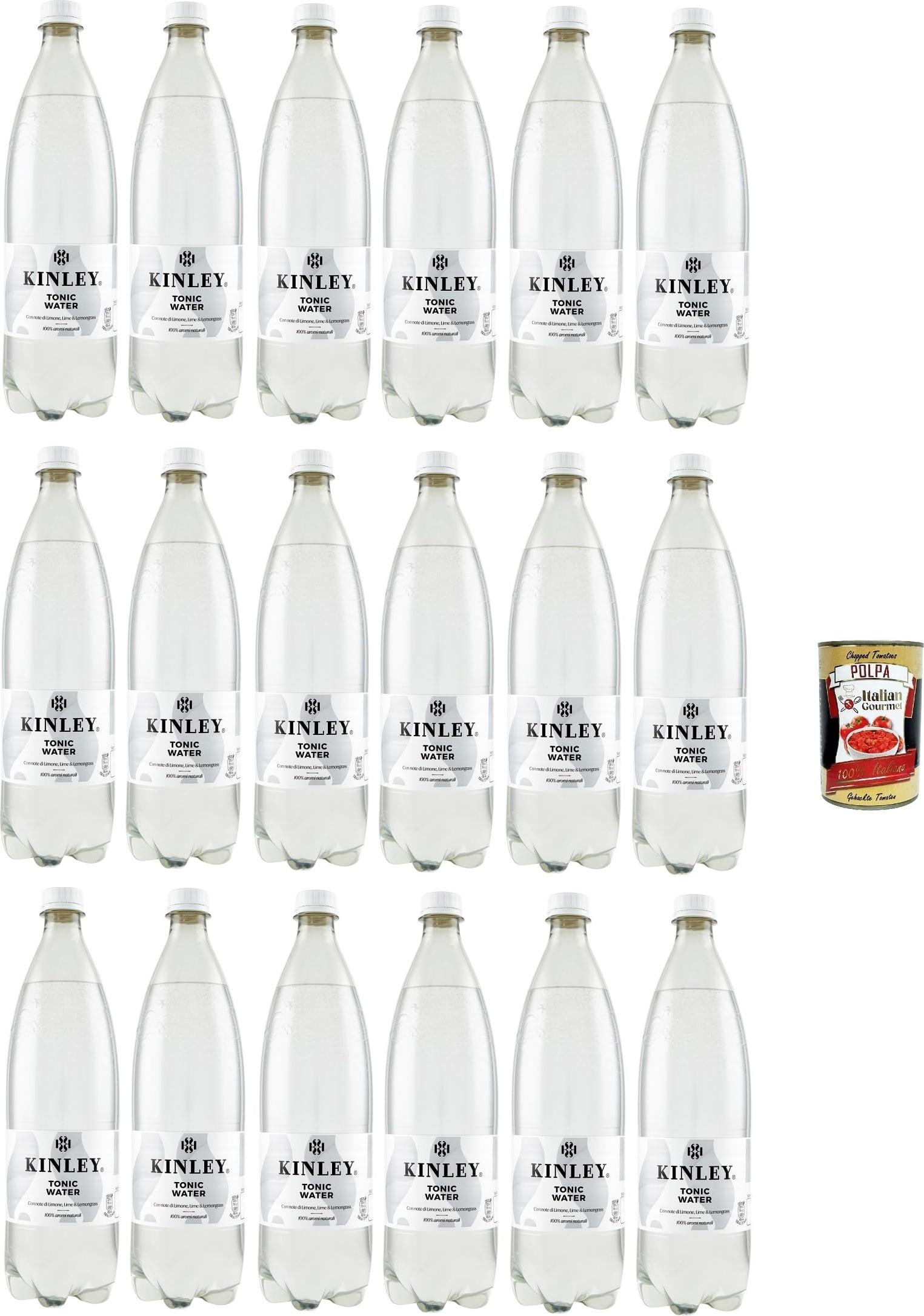 Italian Gourmet E.R. Kinley Tonic Water Tonic Water Haustier 18x1lt+ Italian Gourmet polpa 400g B8-P8B9-DG0M