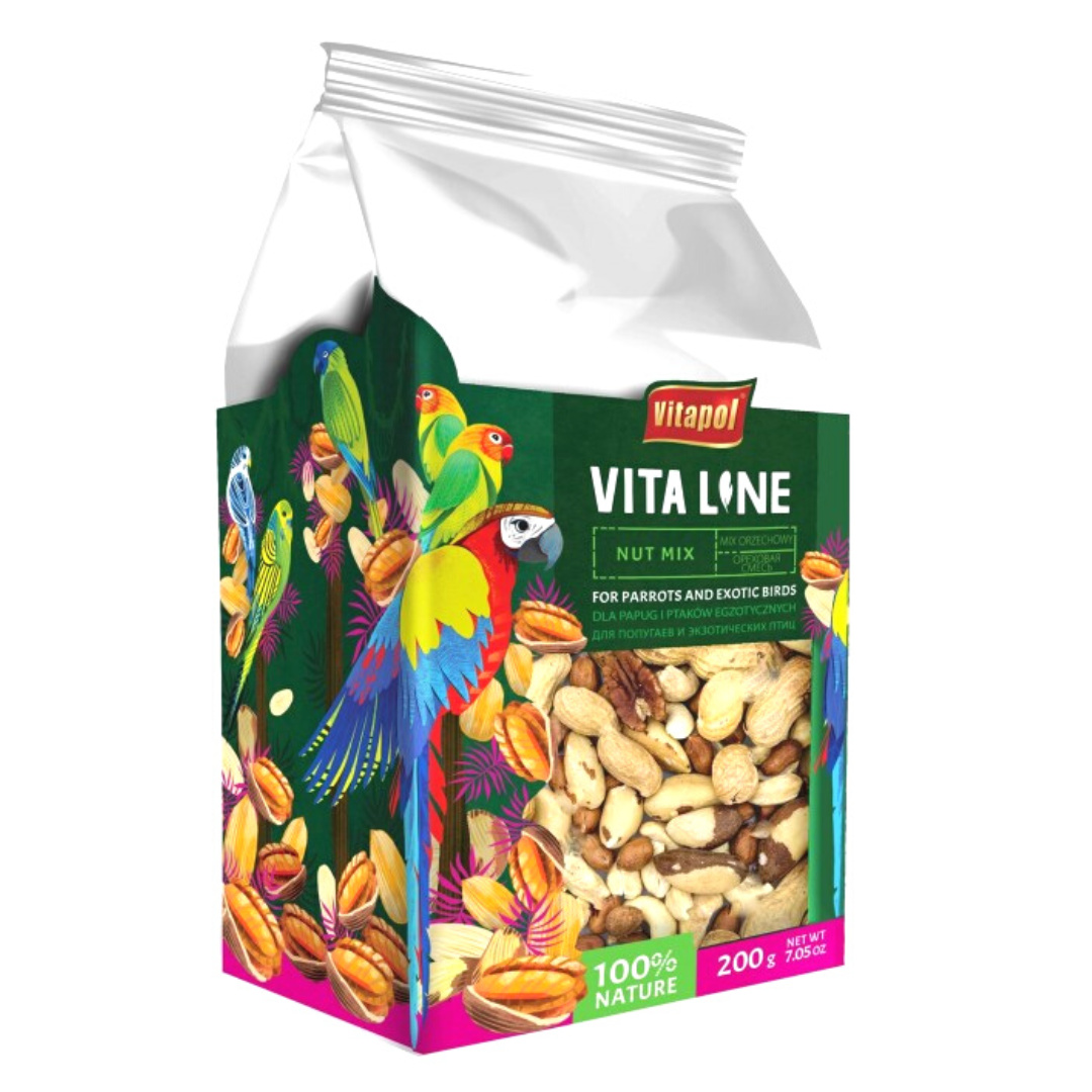 Vitapol VITALINE - Nussmischung für alle Papageien 200g