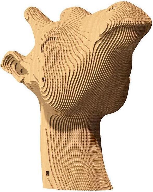 CARTONIC CARTGIR Giraffe 3D Puzzle aus Karton, 62-teilig, nachhaltig