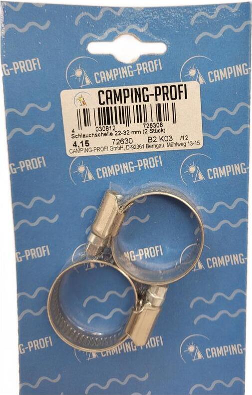 CAMPING Schlauchschelle 22-32 mm (2 Stück)