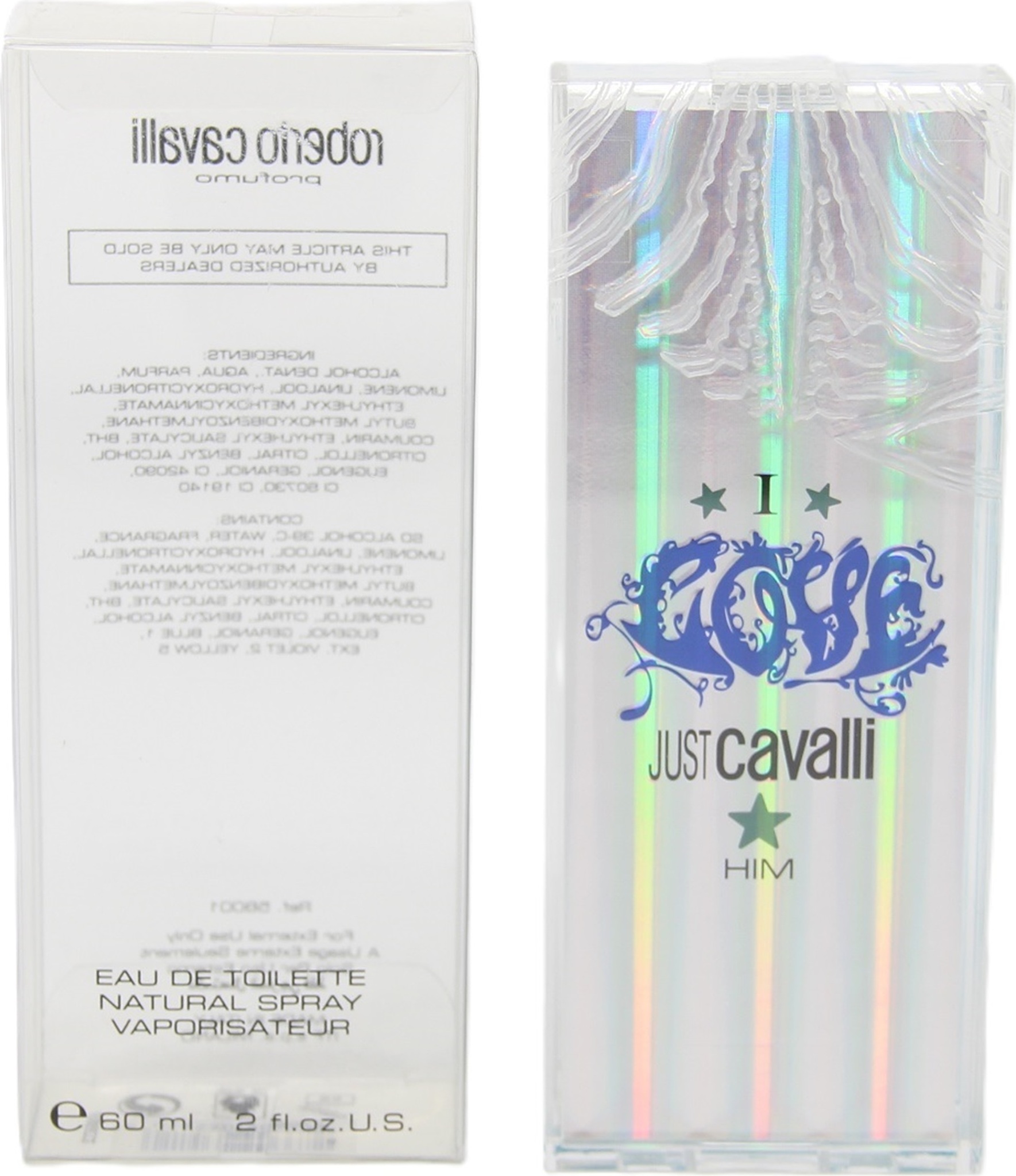 Roberto Cavalli Just Cavalli I Love Him Pánska toaletná voda 60 ml