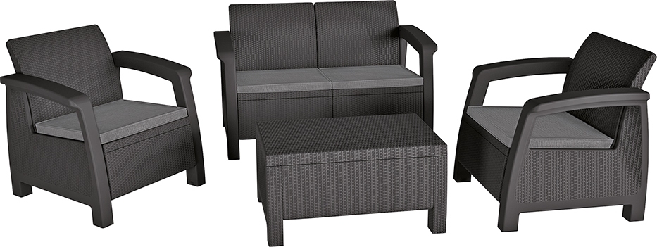 Záhradný set KETER Bahamas Lounge set - Graphite