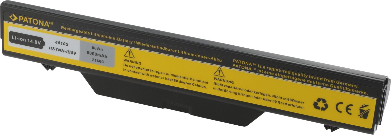 PATONA 2166, Akku, HP, PROBOOK 4510S, PROBOOK 4710S, PROBOOK 4515S, PROBOOK 4510S/CT, PROBOOK 4710S/CT, PROBOOK 4515S/CT