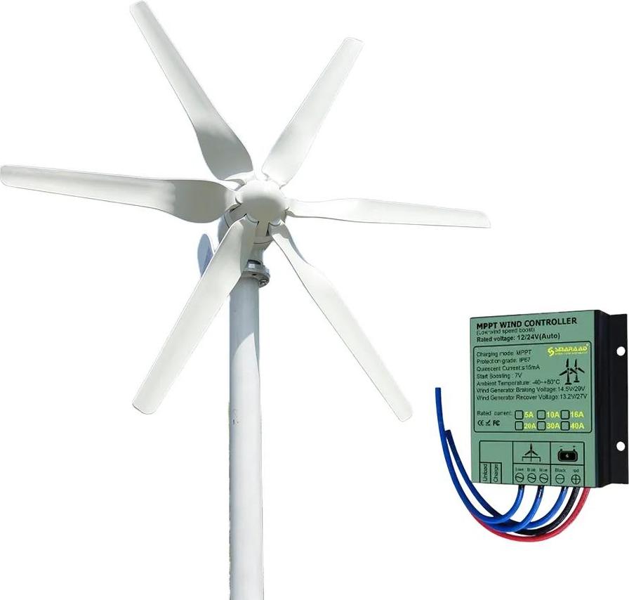 OEM Windturbinen-Generator, 3000W Leistung, leiser Betrieb, Mit MPPT-Controller, 3000W, 12V 3187