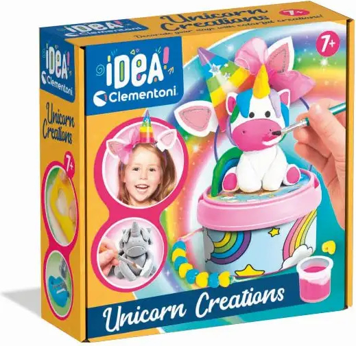 Clementoni Idea Eenhoorn Creaties Klei en Verfset 18690