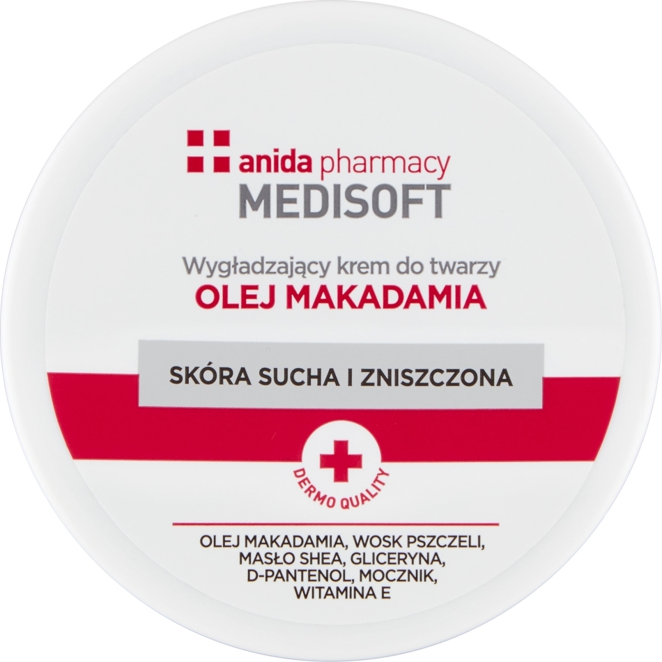 Anida Medisoft Anti-Aging Gesichtspflege mit Macadamiaöl, 100 ml