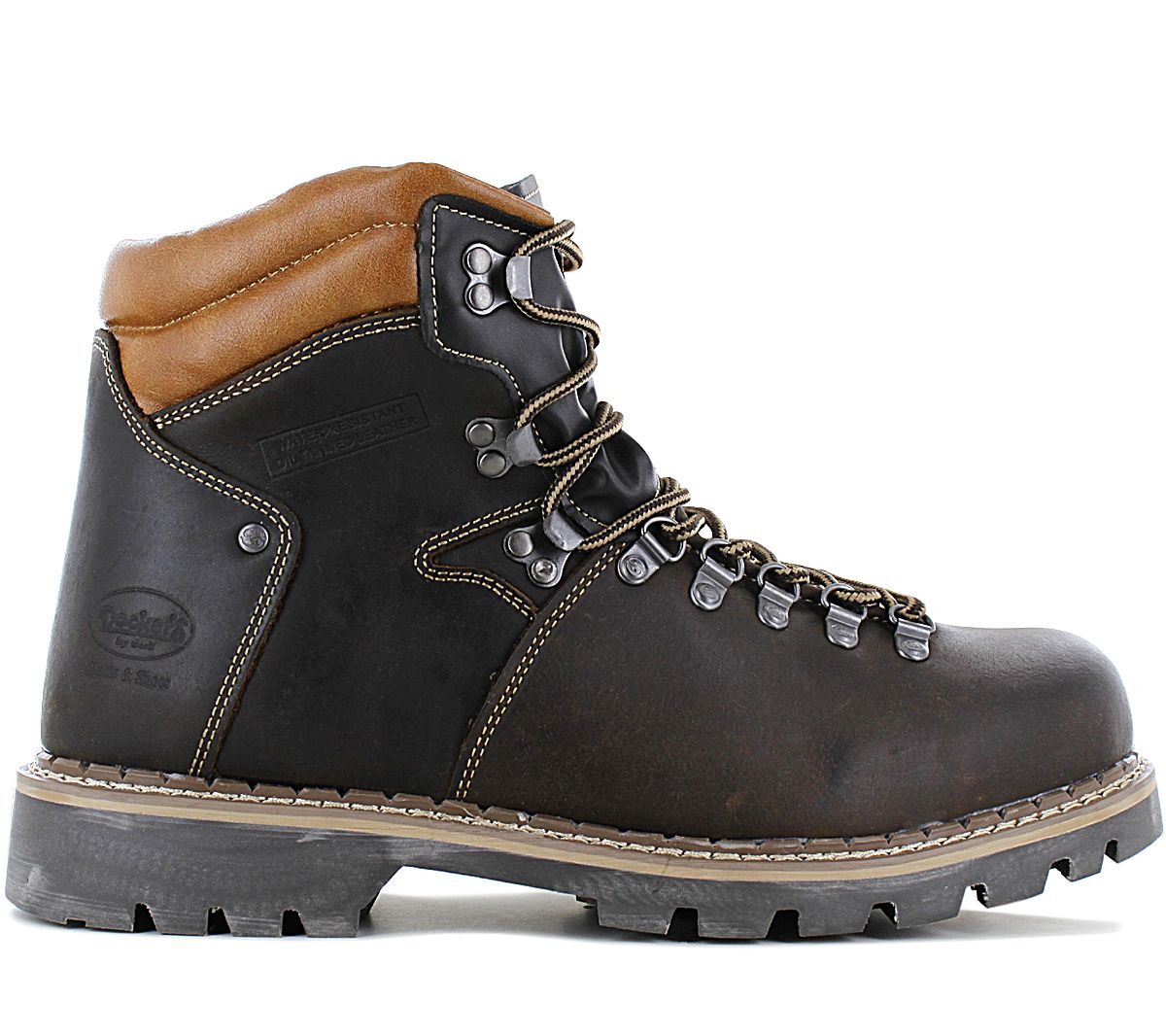 DOCKERS by Gerli Boots - Pánske trekingové topánky s podšívkou Horské topánky kožené hnedé 45NB104-400360 , veľkosť: EU 43 UK 9