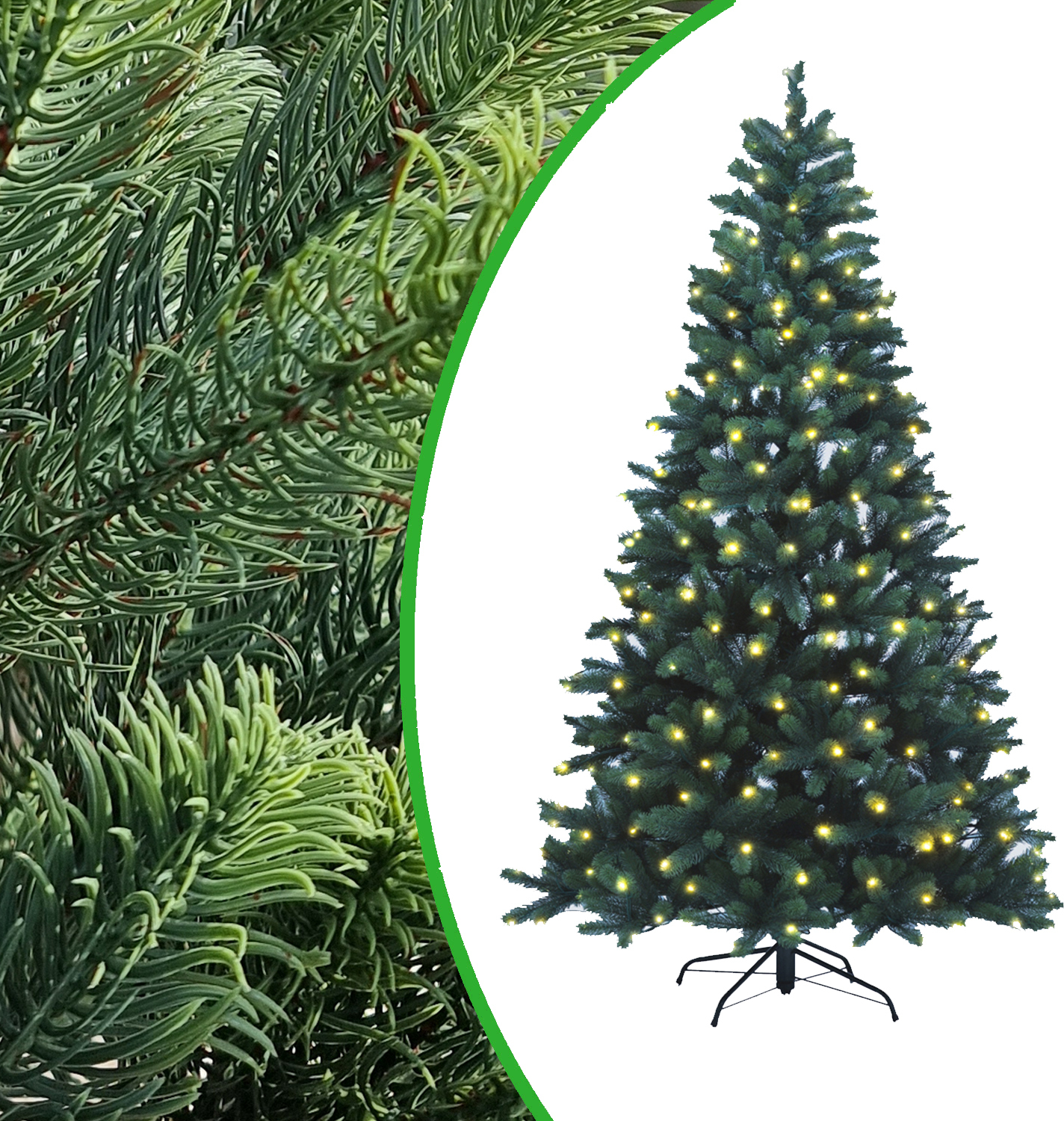 DILUMA Weihnachtsbaum mit LED, Größe:85 cm 2007811