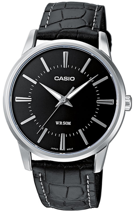 Hodinky Casio MTP-1303L-1AVEF kožené čierne