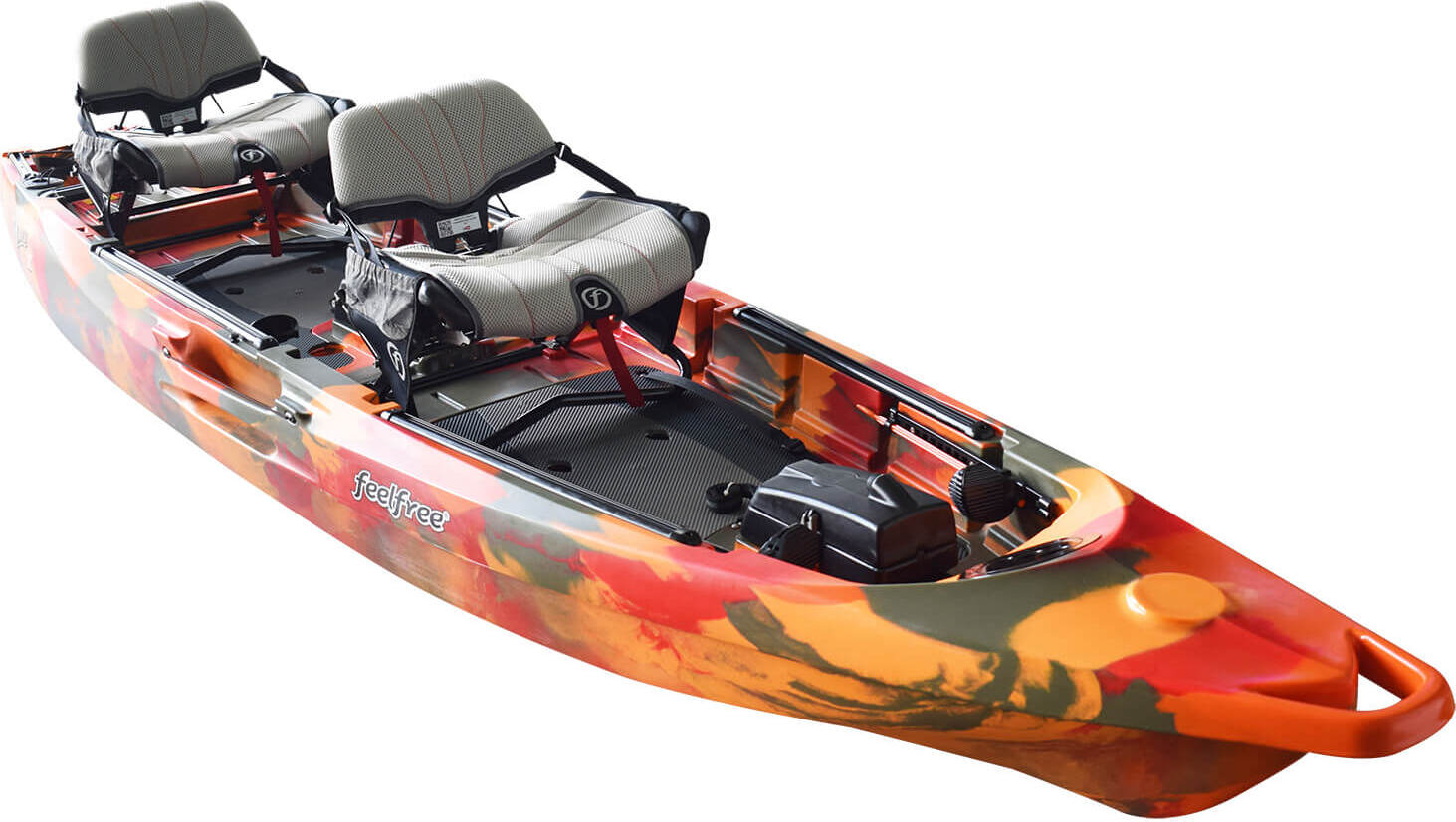FeelFree Lure 2 Tandem Angelkajak Fire Camo FFK-L2T