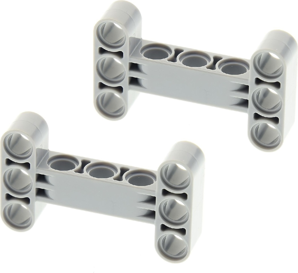 2x Lego Technic Verbinder 3x5 neu-hell grau H-Form Star Wars 70922 6055519 14720