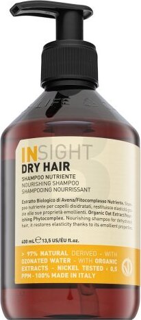 Insight Dry Hair Nourishing Shampoo Pflegeshampoo für trockenes Haar 400 ml Insight Nourishing Shampoo 400 ml