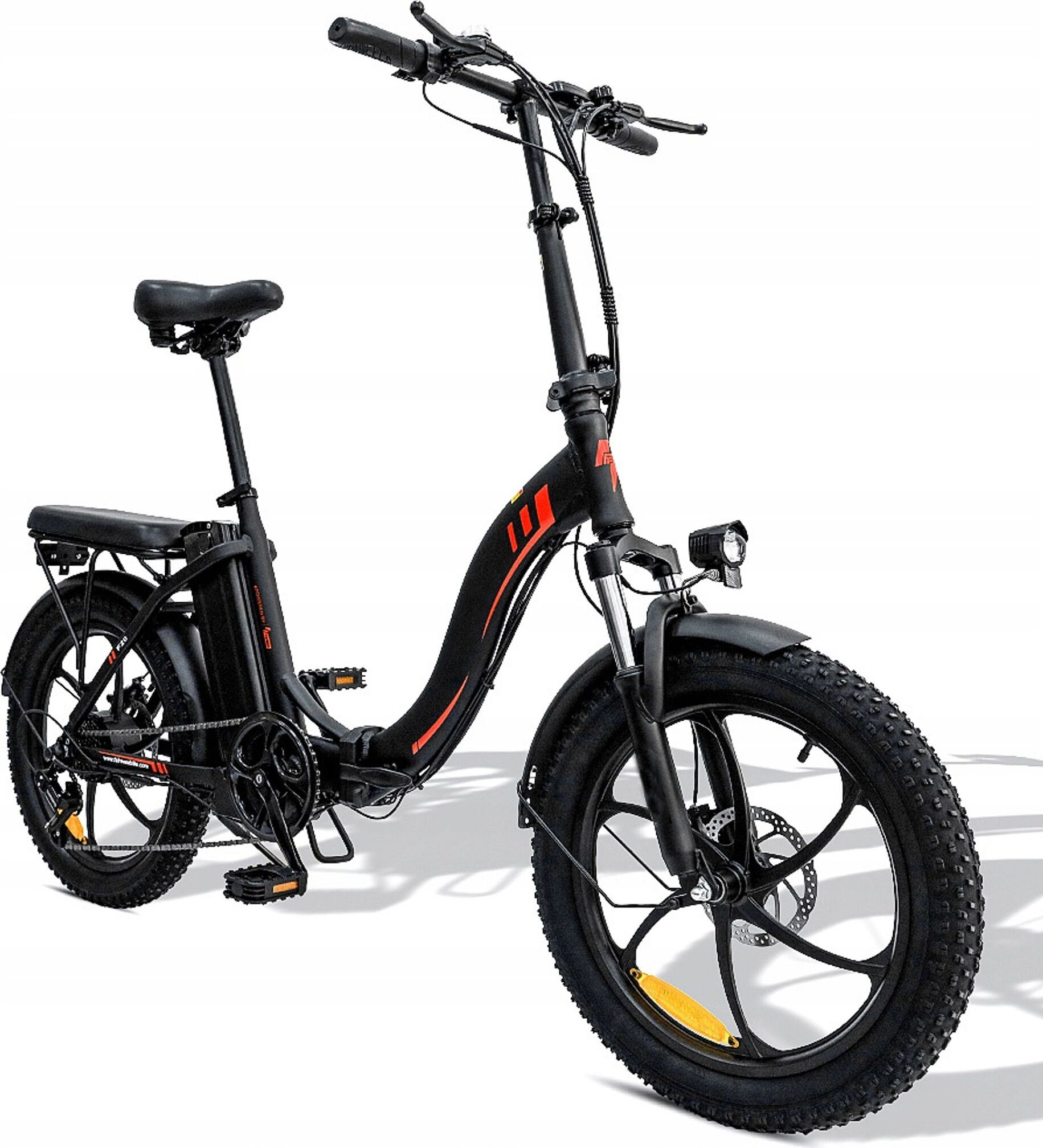Skladací 20 palcový 250W mestský bicykel 36V 15AH elektrický bicykel Horské bicykle Skladací bicykel Power 25km/h Treking Bike čierna a biela