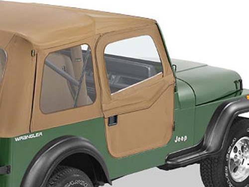 Bestop Teilbare Türen Braun Spice Softtoptüren Jeep CJ7 76-80 51778-37