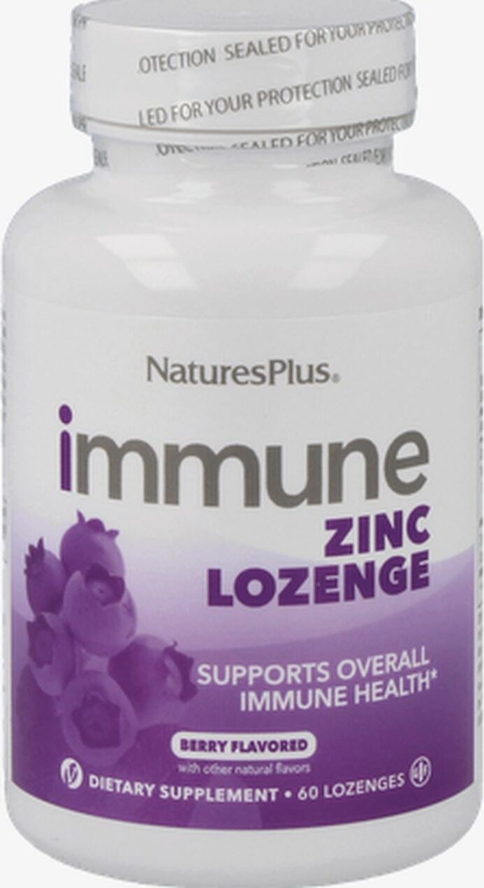 Natures Plus Immune Zinc Lozenge 60 Lutschtabletten 41005