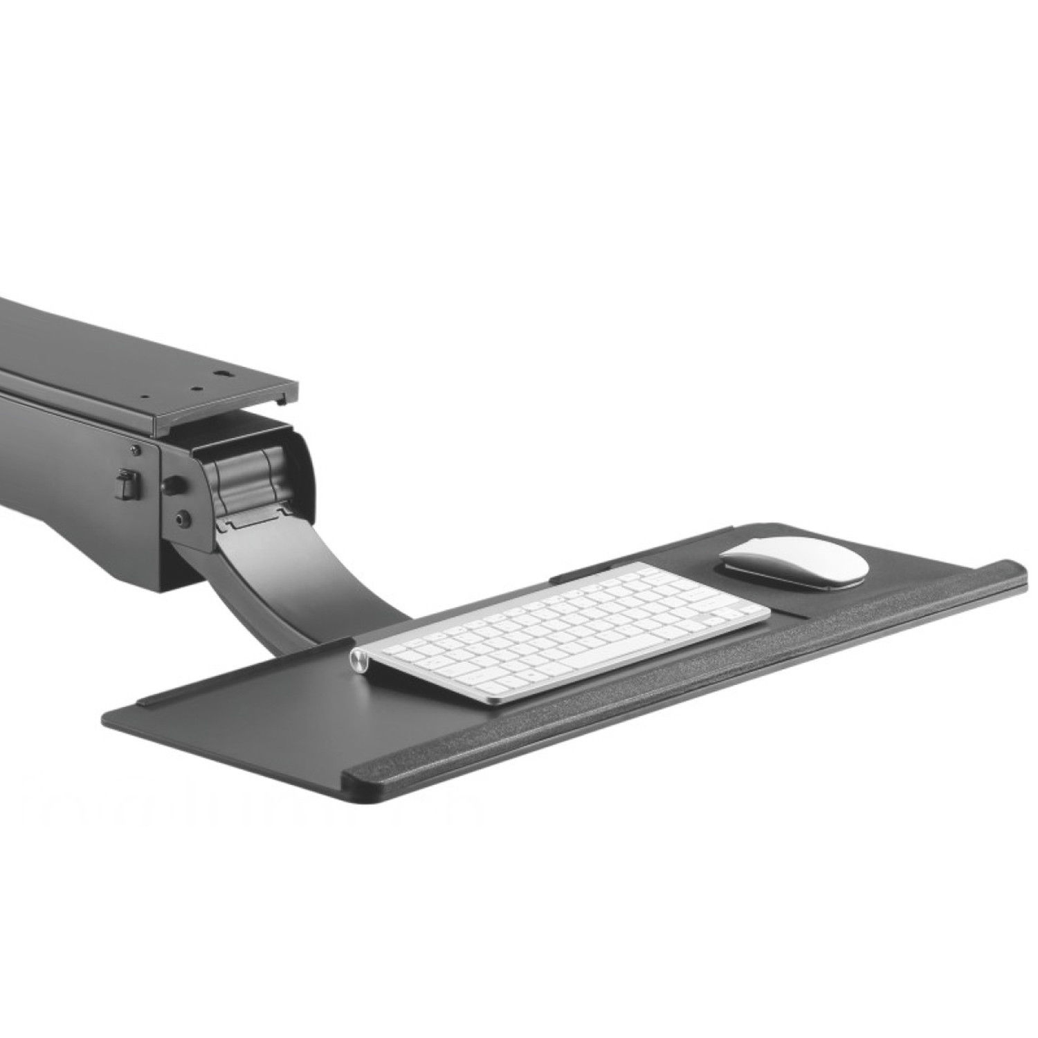 Tastaturauszug  weiss 80x40 cm Nutzhöhe XL 77mm Schublade Auszug für Tastatur 