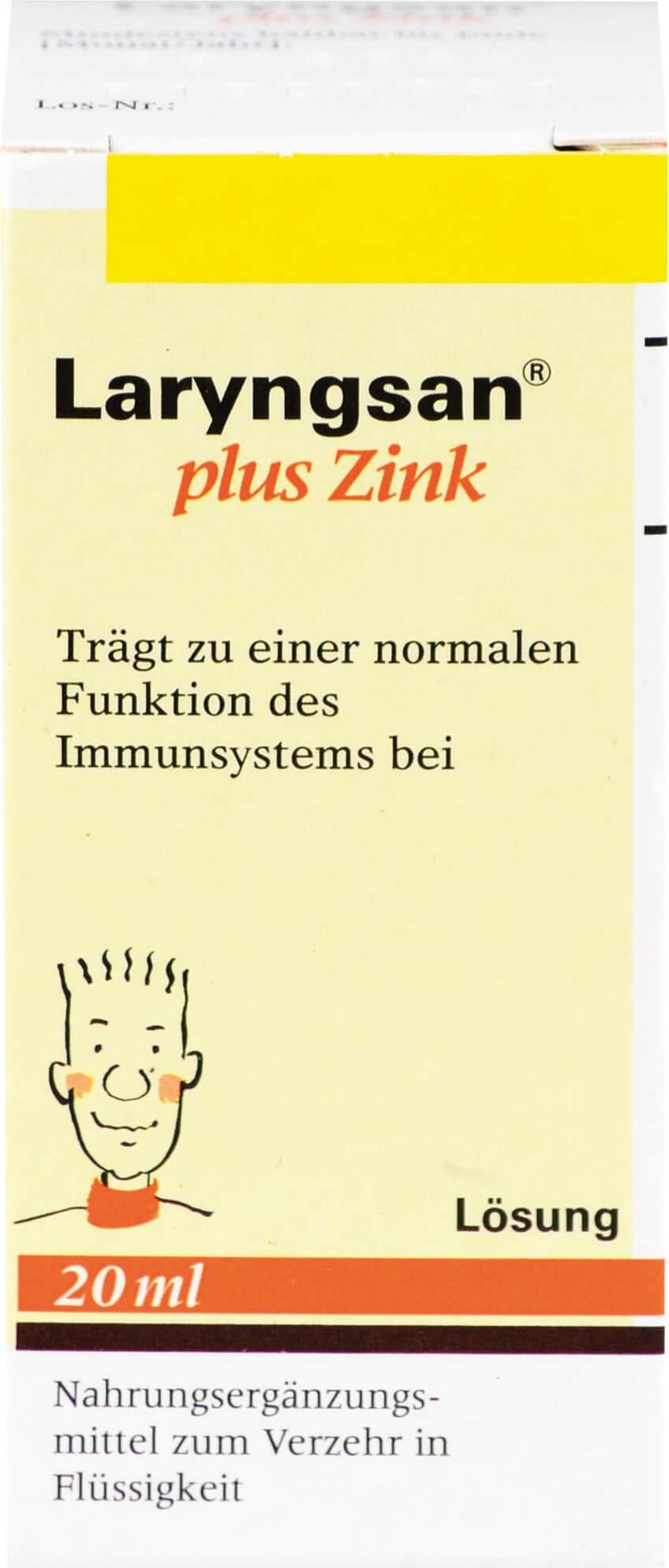 MEDA Pharma GmbH & Co.KG Laryngsan plus Zink Lösung, 20 ml Lösung 02570115