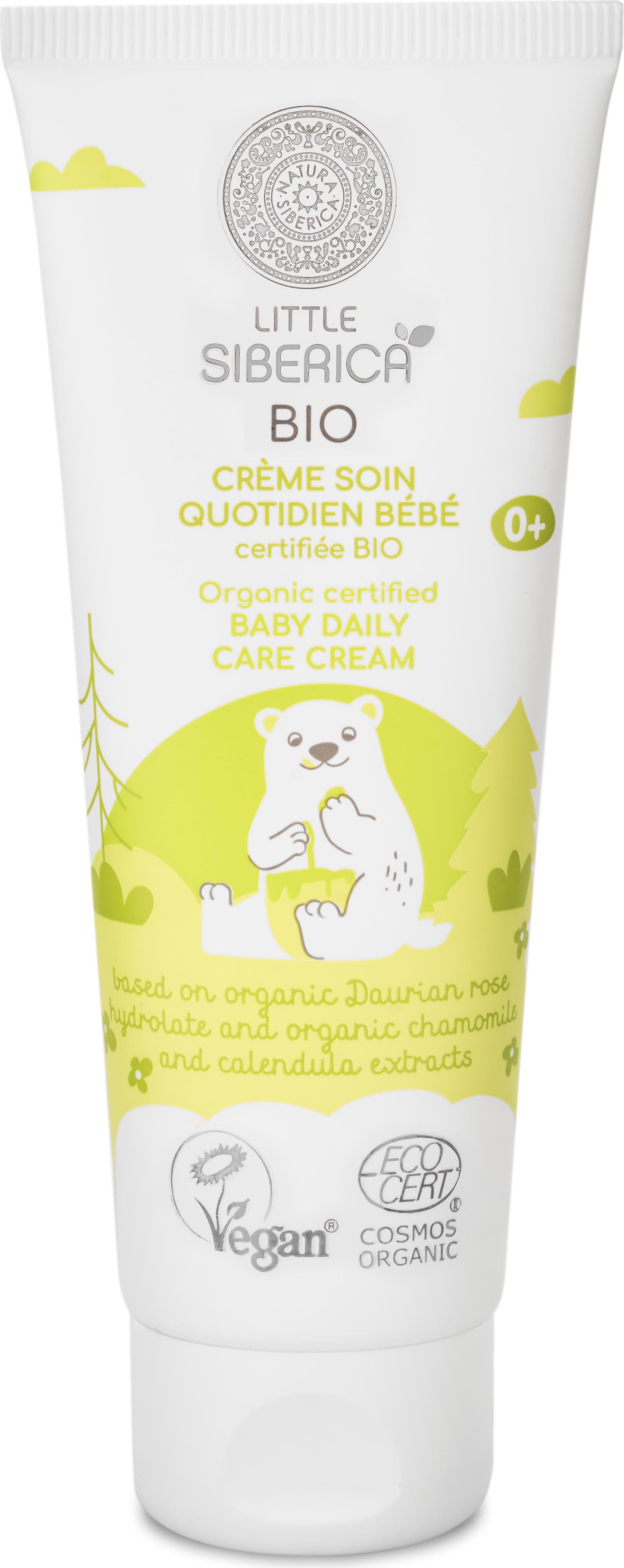 Natura Siberica Little Siberica. Organic certified Baby daily care cream, 75 ml 3433E