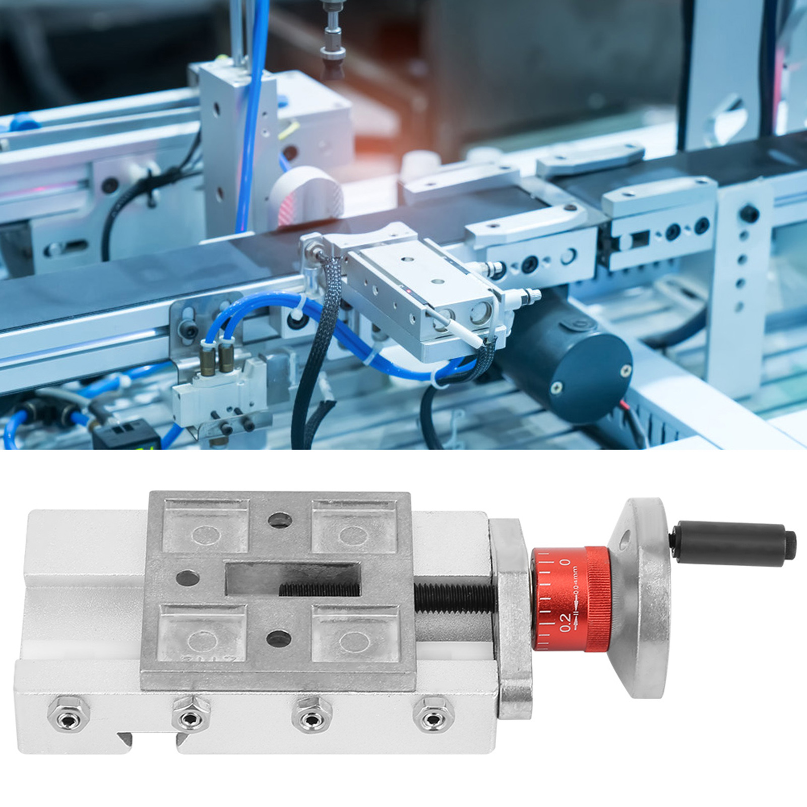 Cocosity Metallkreuzschlitten,Z008M Metallkreuzschlitten,Kreuzschlitten,32mm Metallkreuzschlitten,Drehbank Metallkreuzschlitten