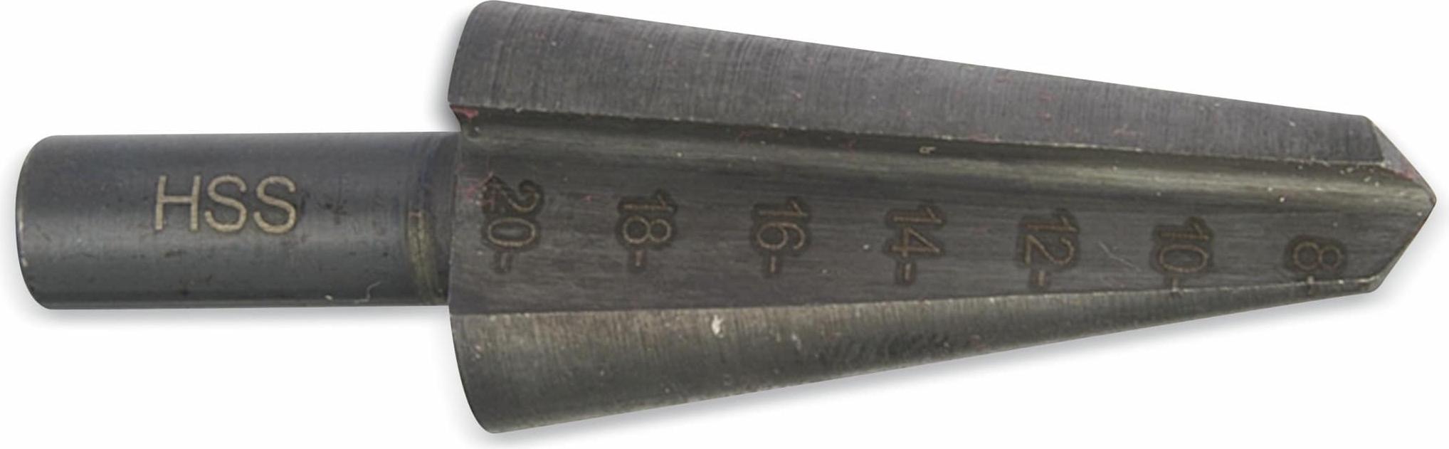 DAYTOOLS Hochleistungs HSS Schälbohrer für Stahlblech Blechbearbeitung Bohr-Ø 8-20 mm Schaft-Ø 8 mm