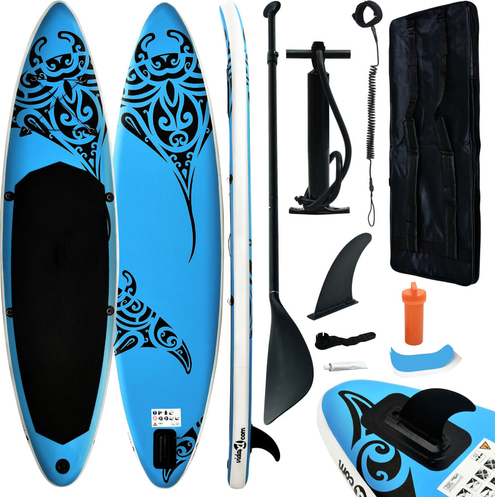 Nafukovací Stand Up Paddleboard 305x76x15 cm modrý