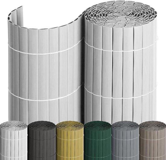 OEM Wasserabweisendes PVC-Schutzschild 1 x 3 m weiß - Wasserfeste Einblickeinblendung für Gärten, Tennisplätze und Balkone 2026