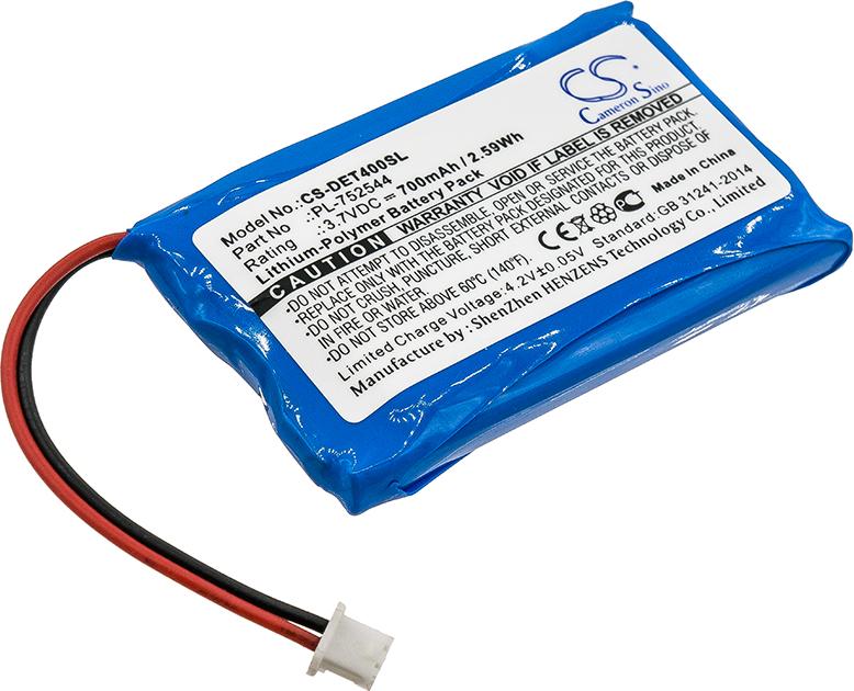 TECHTEK Akku Kompatibel mit [Educator] 1200 Receivers, 1200 Transmitters, 400 Transmitters, 800 Receivers, 800 Transmitters, ET-400 Transmitters, ET-