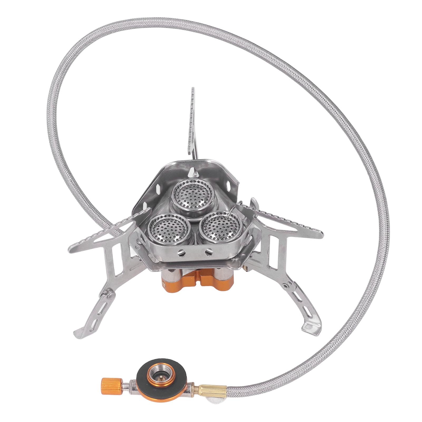 Cocosity Winddichter Campingkocher,Winddichter Campingkocher,Picknick-Campingkocher,Tragbarer Campingkocher,Winddichter Camping-Gasherd,Winddichter Gasherd