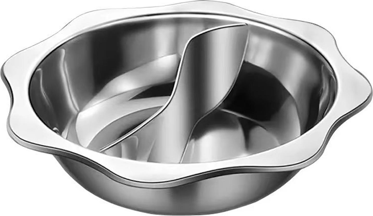 Cocosity Edelstahl Doppelgeschmack Hei?t Pot verdickte Basis fr Restauranteinfhrungskocher fr Restaurants.