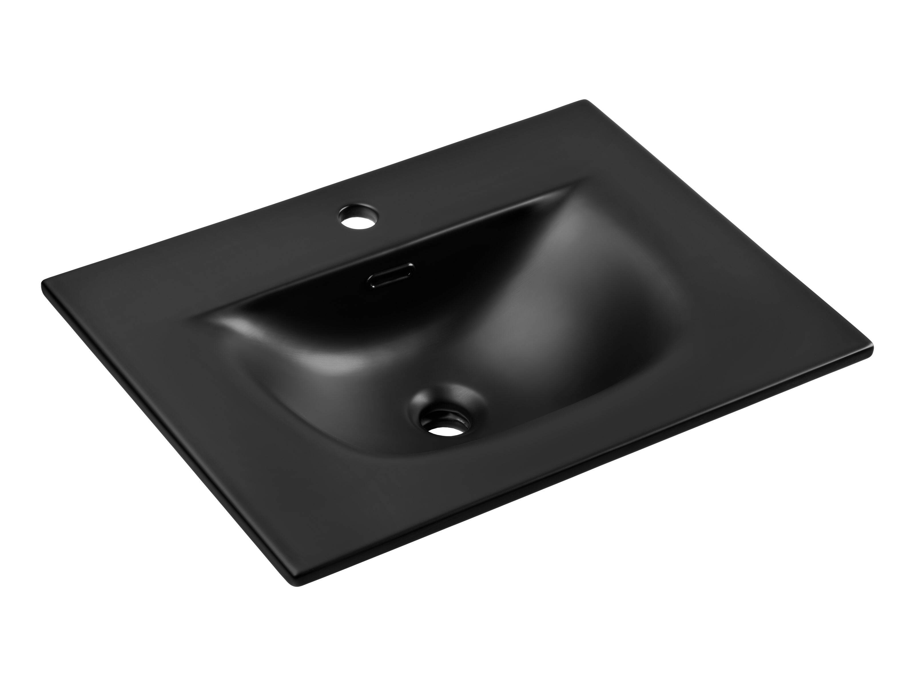 DobreSNY Produktname für Kaufland.de: "Comad Möbelwaschbecken SKY 1 Black Matt 60 cm Keramik" COM-SKY 1 BLACK MATT 60 DP ( E-8099-60 )