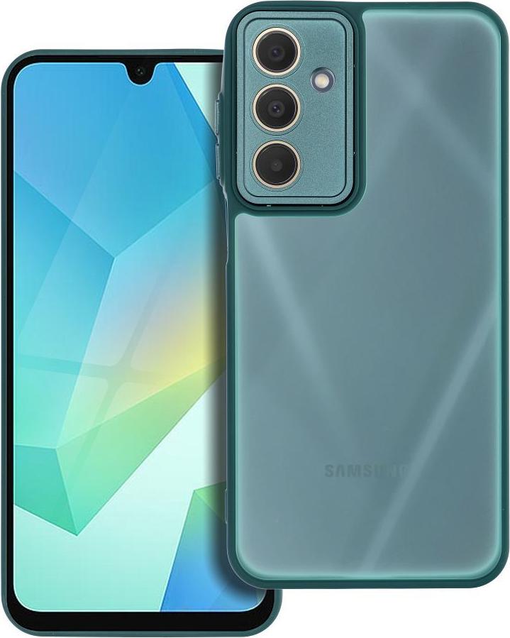 VARIETE kryt na mobilný telefón vhodný pre SAMSUNG A16 5G / A16 4G tmavozelený