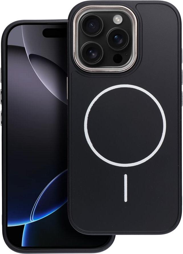 Frame Mag Cover Case s MagSafe iPhone 16E (SE 4 2025) Black