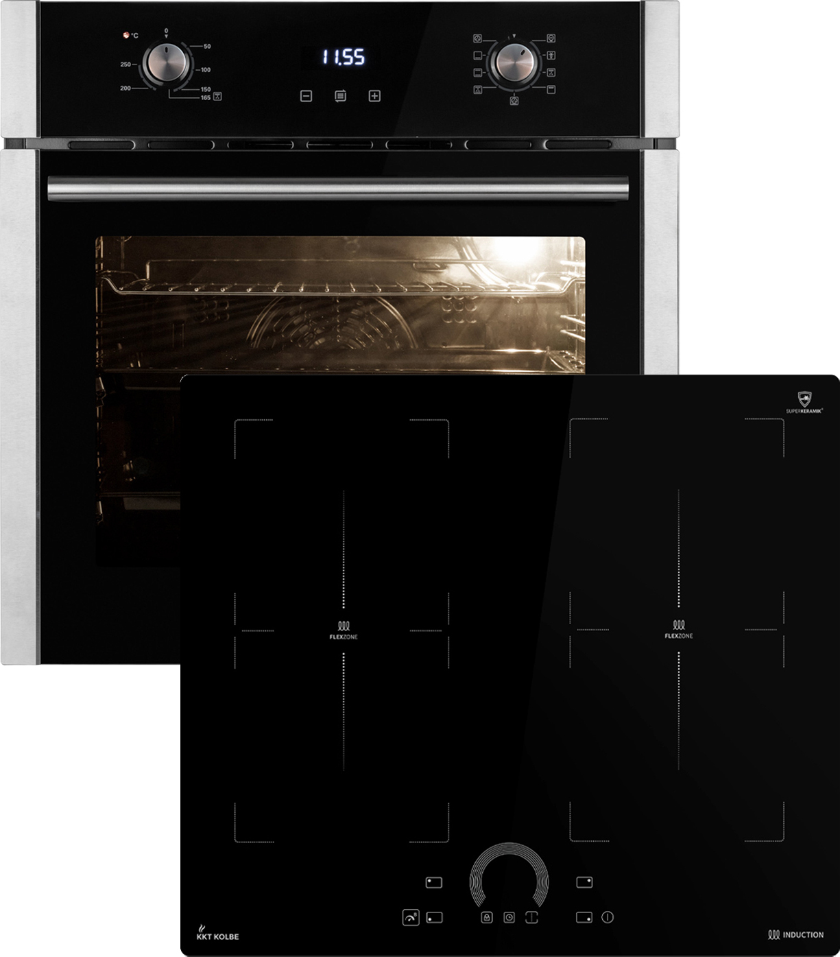 Backofen und Induktionskochfeld SET8010IH594FZ