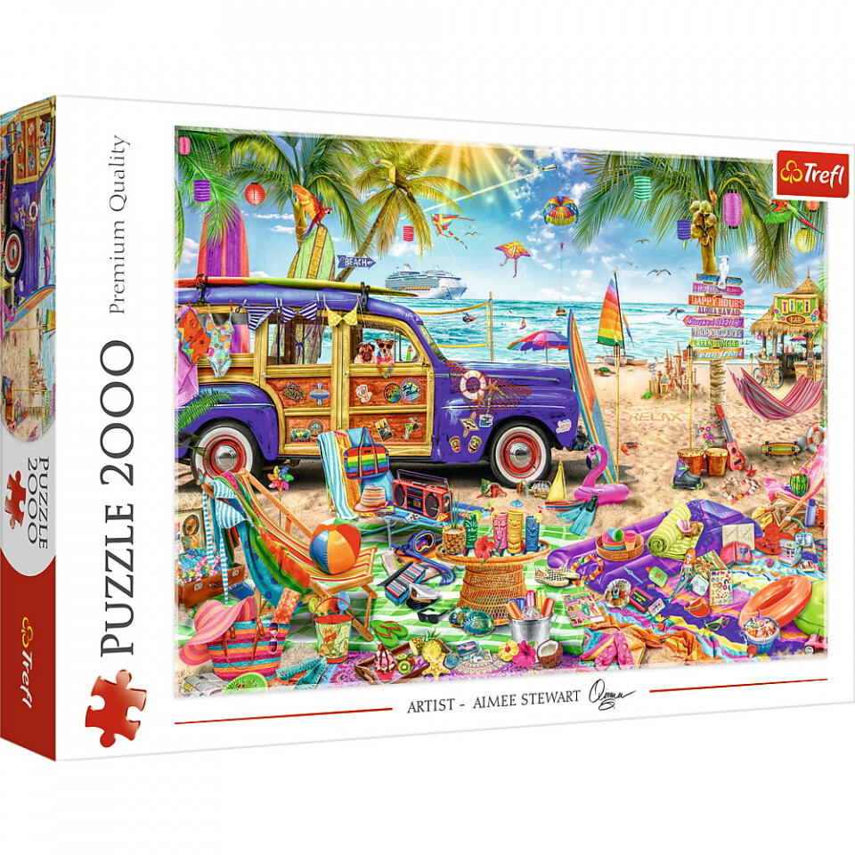 Trefl-Puzzle – Tropischer Urlaub, 2000 Teile 27109