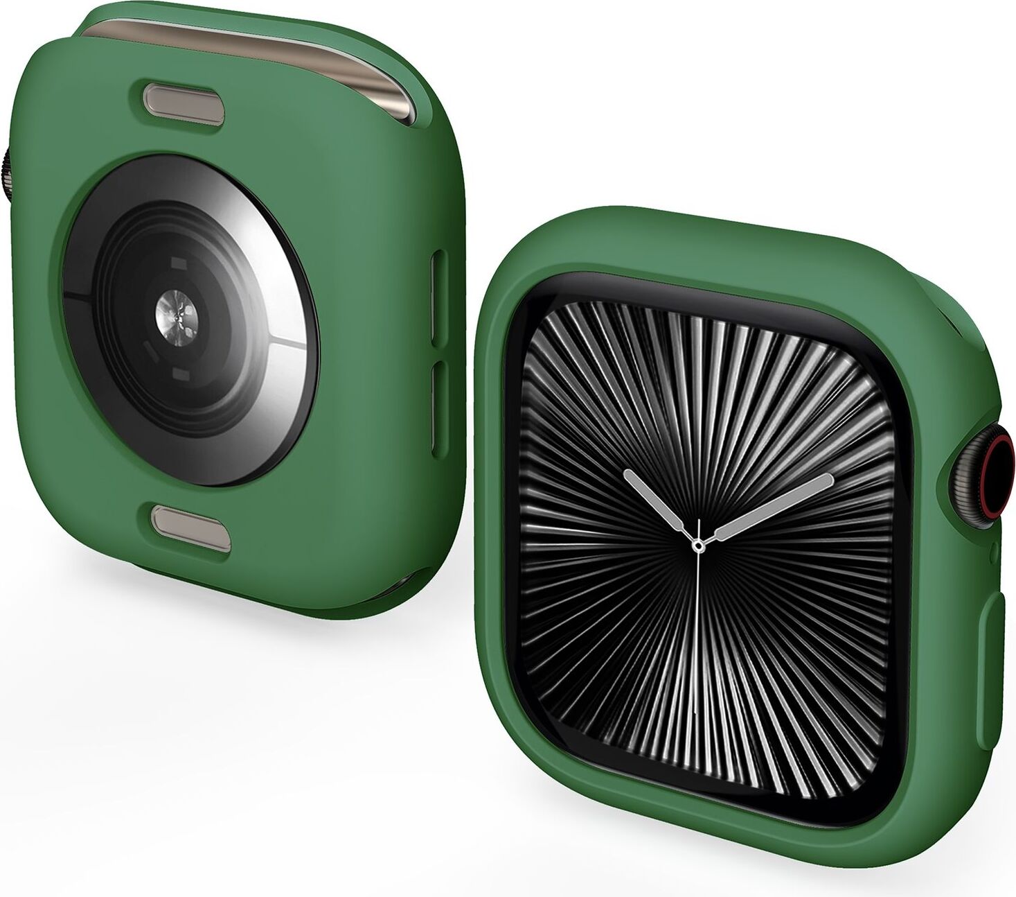 Pre Apple Watch Series 10 46mm Candy Design Smart Watch TPU puzdro zelené