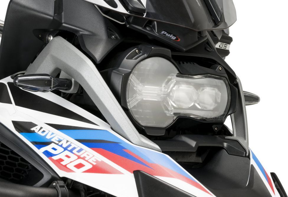 PUIG 21445W Scheinwerferschutz Adhere passend fuer BMW R1250GS Transparent