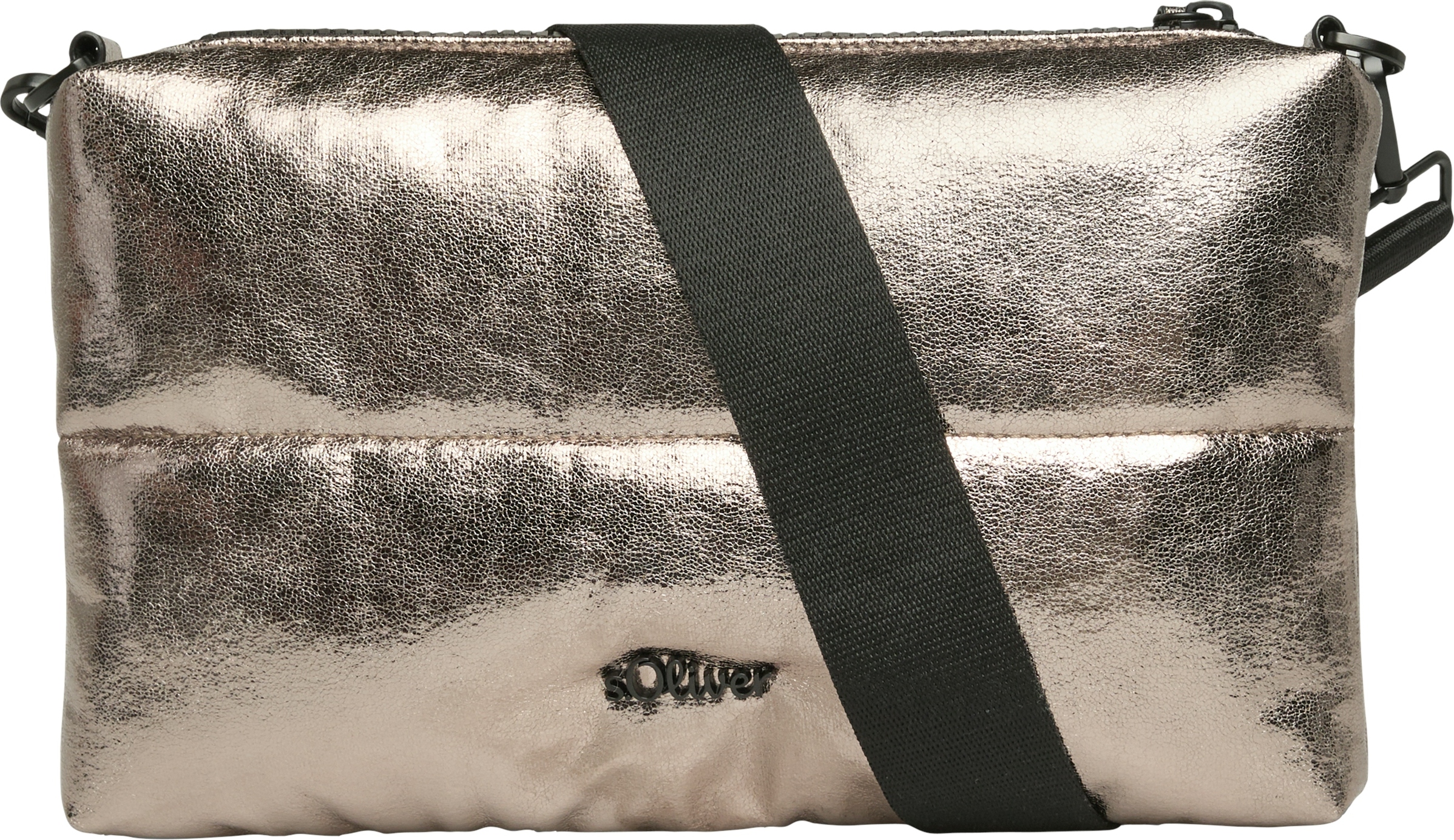 s.Oliver Umhängetasche Abendtasche Pochette White silberfarben 2159548-0025