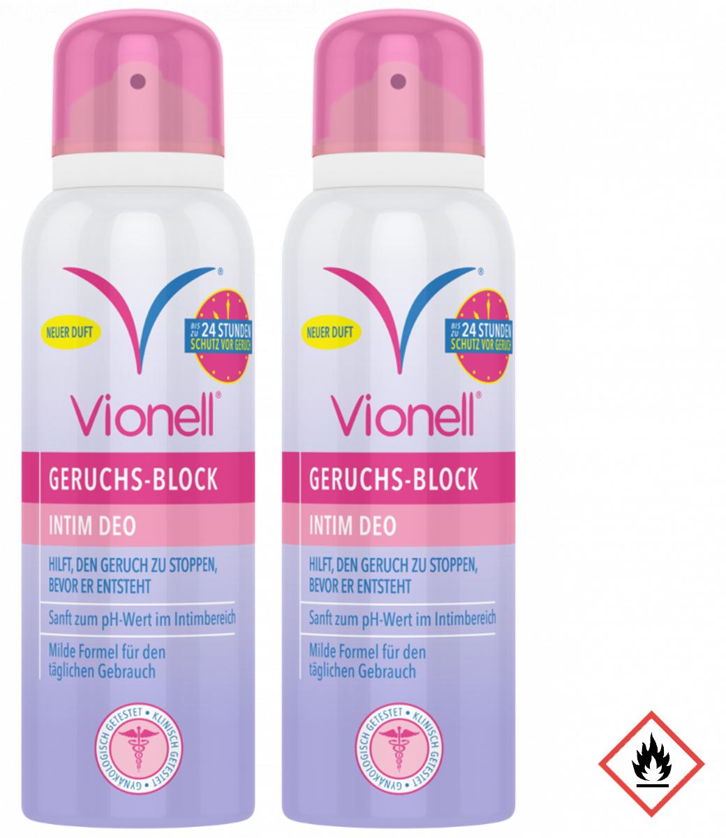 Pharma Netzwerk Vionell Geruchs Block Intim Deo mild sofortige Frische 125ml 2er Pack g35460-2