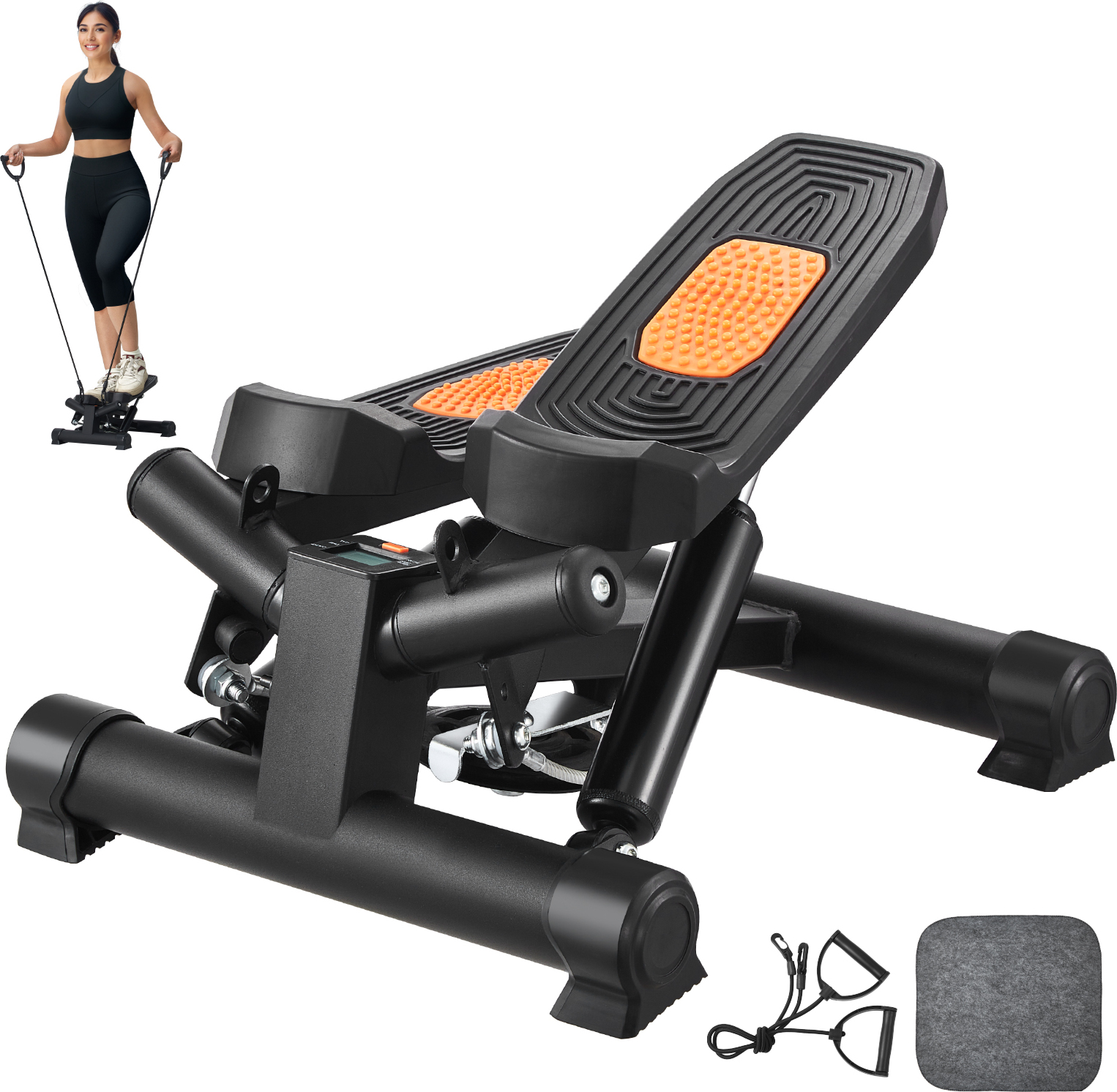 VEVOR Treppenstepper, Mini-Stepper für Heimtraining,