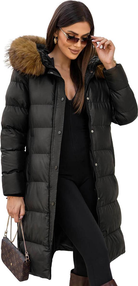Damen Winterjacke Schwarz OZONEE JS/5M3298/392 M