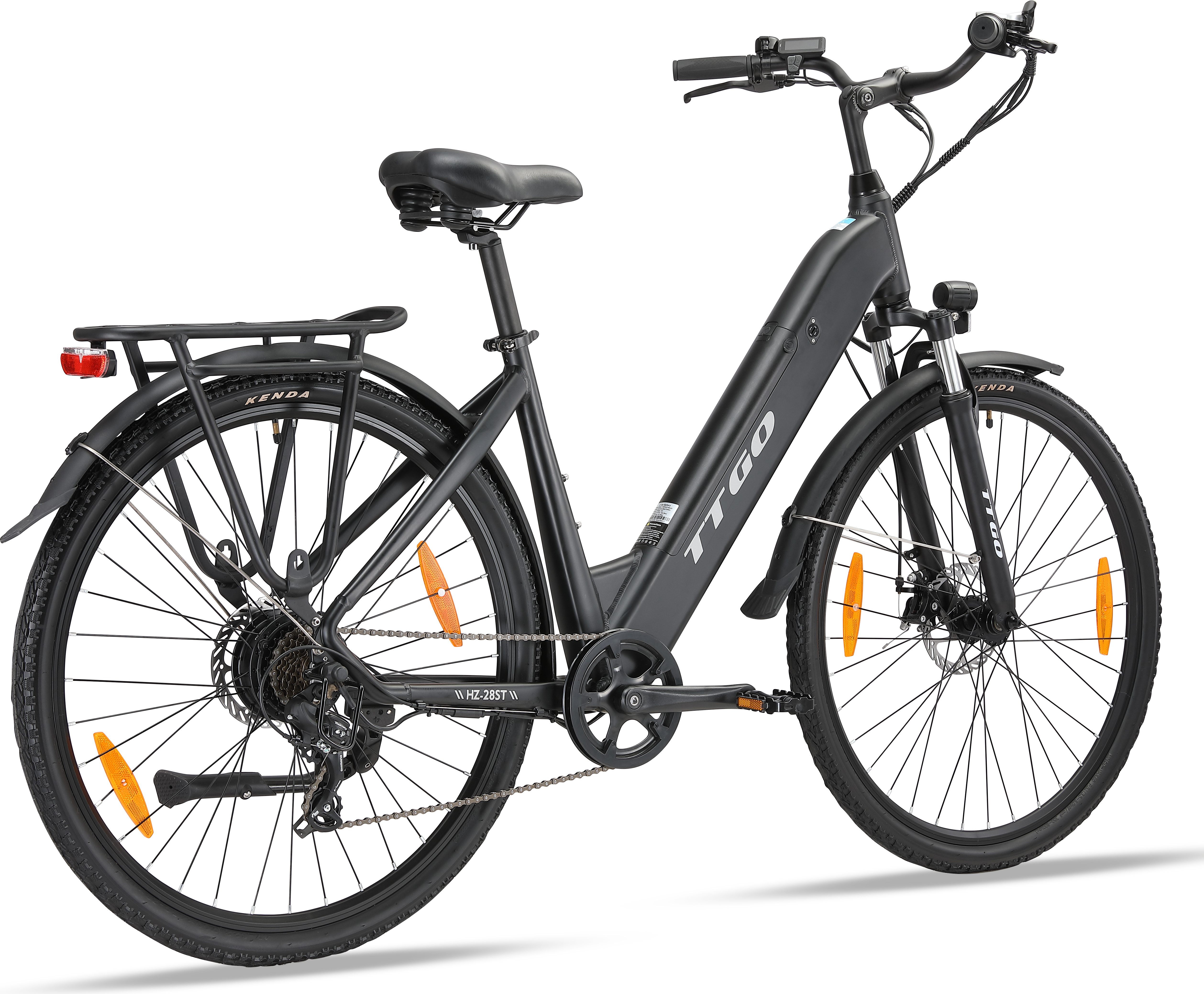LCD e-bike, elektrický bicykel 28'' trekkingový bicykel e-city bike 36V 20Ah lítiová batéria pre dlhý dojazd až 100KM, 250W, skladací bicykel v súlade s EÚ