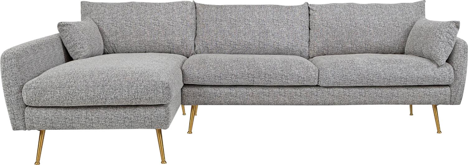 HTI-Living Ecksofa Antonius Webstoff Grau links