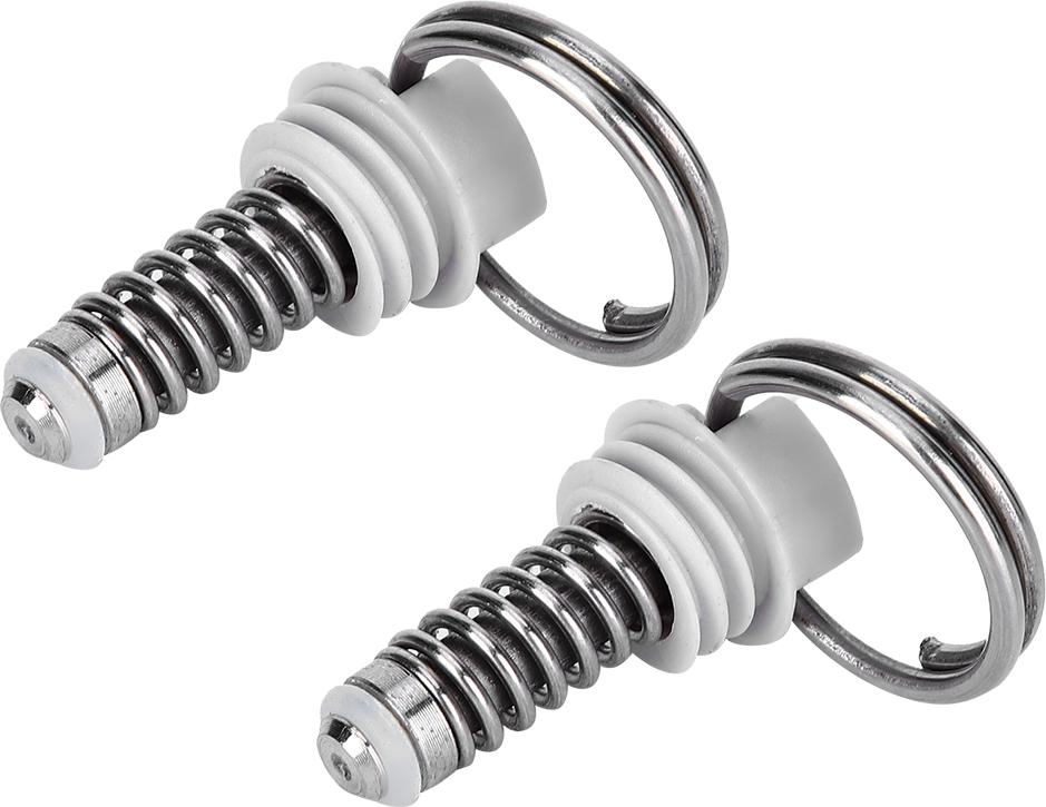 Cocosity 2pcs Homebrew Druckentlastungsventile Bier Keg Druckentlastungsventile Brauerei Zubehör