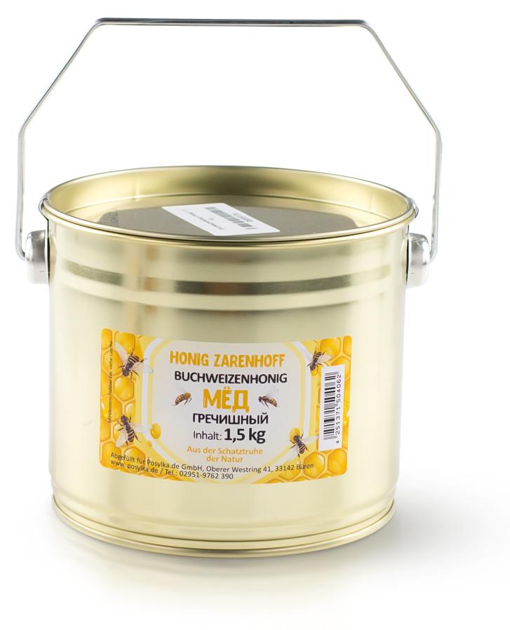 Zarenhoff Buchweizenhonig cremig, 1,5 kg