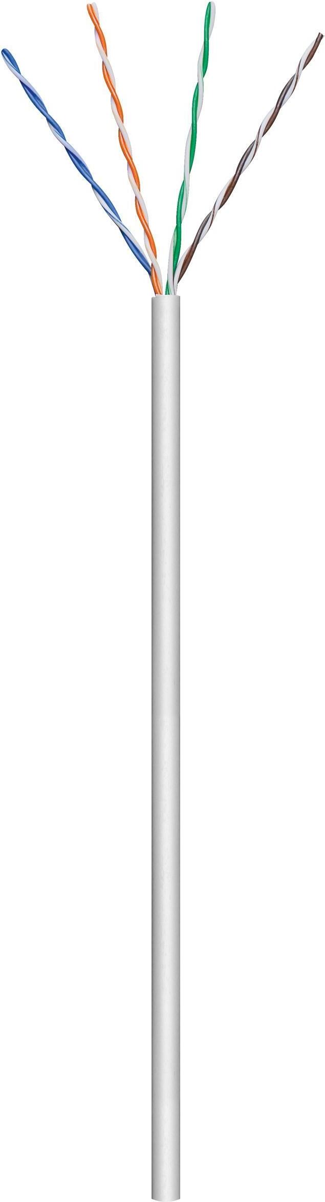 Sieťový kábel CAT 6, U/UTP, sivý